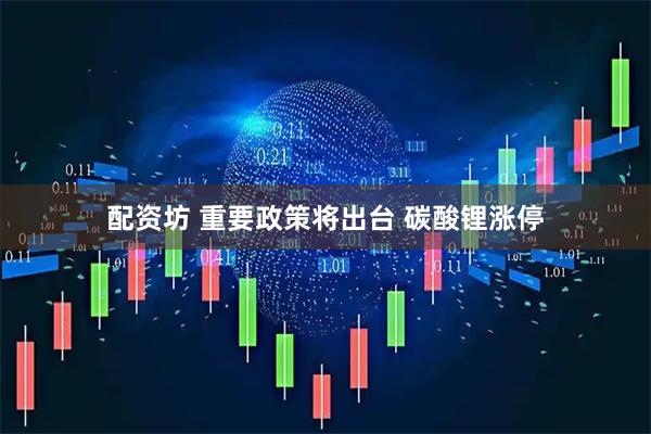 配资坊 重要政策将出台 碳酸锂涨停