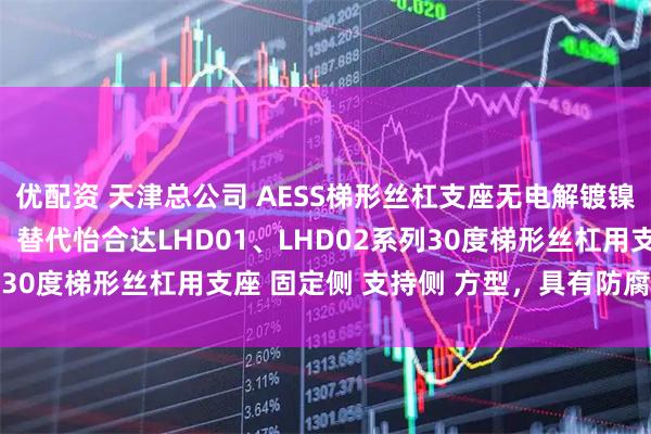 优配资 天津总公司 AESS梯形丝杠支座无电解镀镍系列DTWZ、DTUZ，替代怡合达LHD01、LHD02系列30度梯形丝杠用支座 固定侧 支持侧 方型，具有防腐防锈特点