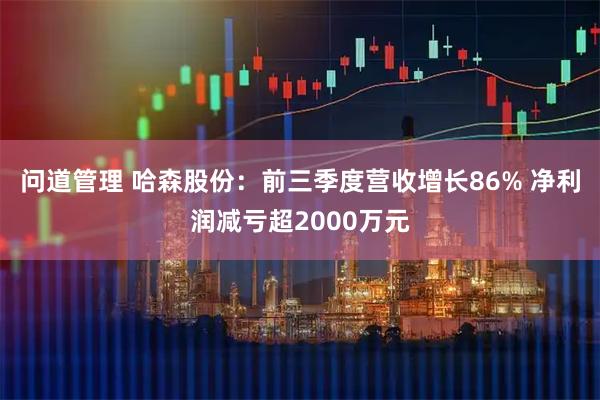 问道管理 哈森股份：前三季度营收增长86% 净利润减亏超2000万元